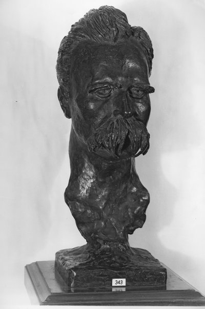 Bust of Friedrich Nietzsche (1844-1900) German philosopher, 1902 by Max Klinger